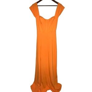 Women's Pretty Little Thing Orange Long Formal Dress